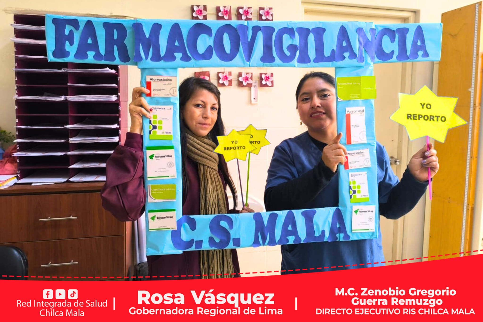 RIS Chilca Mala: VI Campaña Nacional de Farmacovigilancia y Tecnovigilancia convocada por la DIGEMID