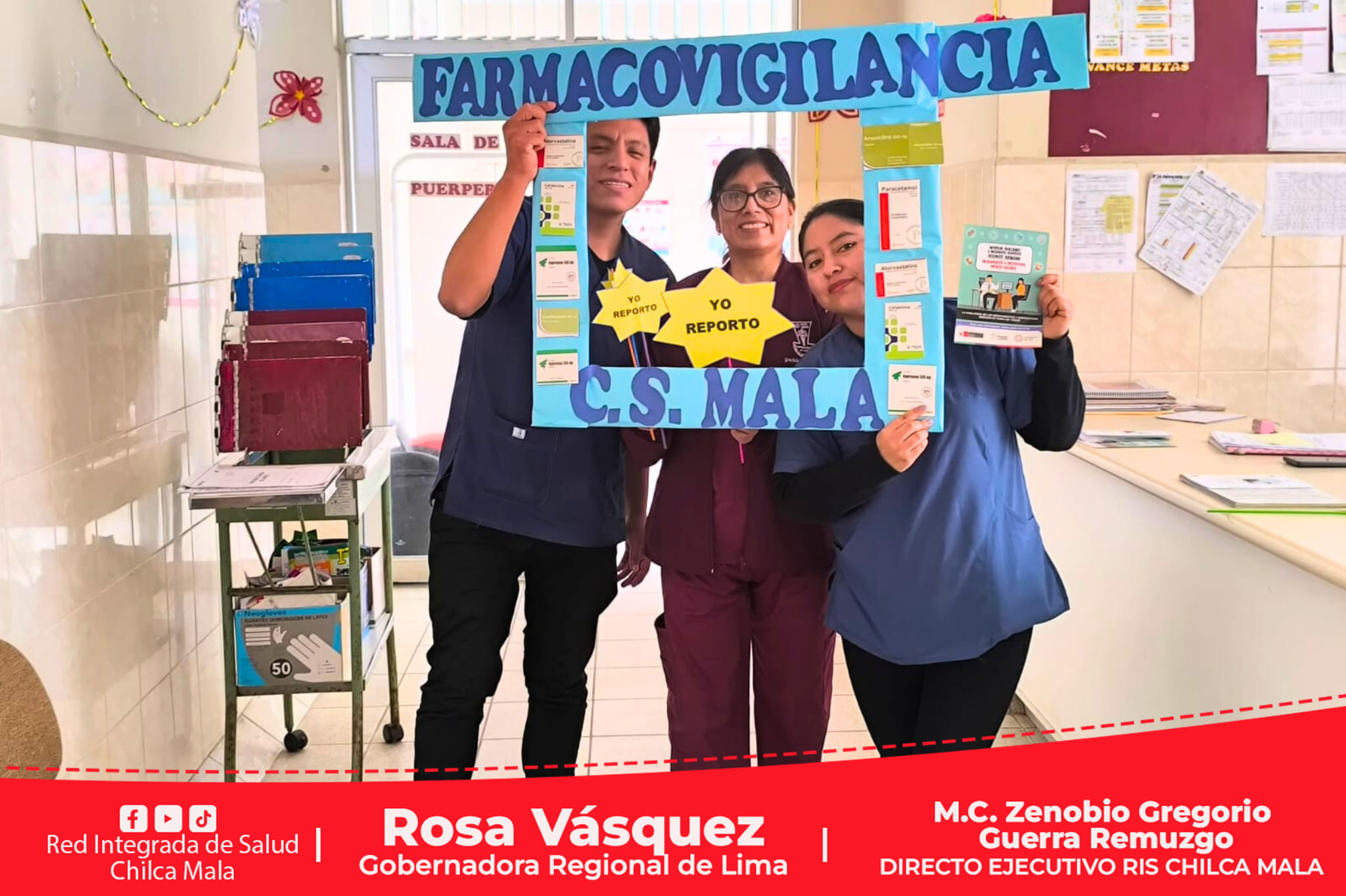 RIS Chilca Mala: VI Campaña Nacional de Farmacovigilancia y Tecnovigilancia convocada por la DIGEMID
