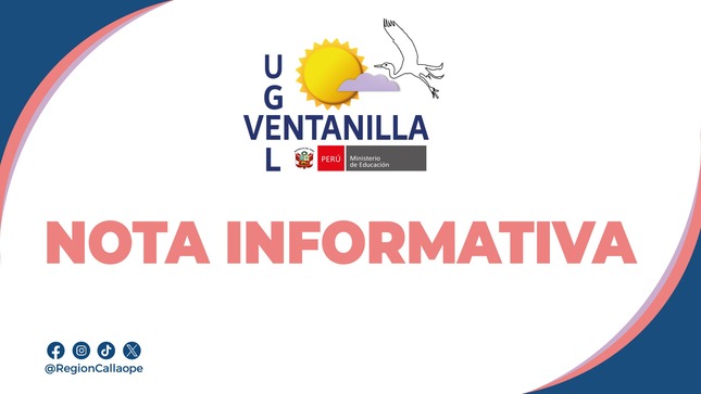 Oficio Multiple N° 000207-2024-Ugelventanilla/Dir