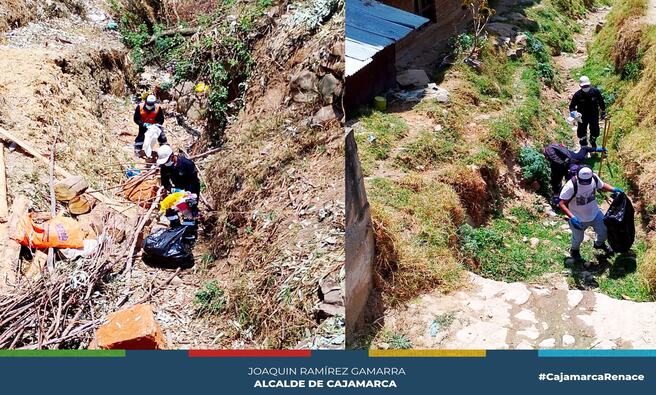 β
La Gerencia de Desarrollo Ambiental de la Municipalidad Provincial de Cajamarca , esta maΓ±ana, llevΓ³ a cabo una jornada de limpieza y recojo de residuos en las quebradas Rosa Colpayoc, San Rafael y Pariapuquio, ubicadas en el sector Samana Cruz. Esta actividad, realizada por los colaboradores del equipo de limpieza pΓΊblica, busca mejorar la calidad del ambiente y promover un entorno mΓ‘s saludable para la comunidad.
βEl trabajo de limpieza no solo contribuye a la preservaciΓ³n de los ecosistemas locales, sino que tambiΓ©n fomenta la conciencia ambiental entre los ciudadanos. La Gerencia de Desarrollo Ambiental reitera su compromiso con la gestiΓ³n integral de residuos y el cuidado de los espacios naturales de la ciudad.