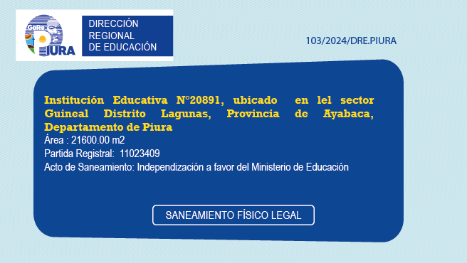 Saneamiento Físico Legal