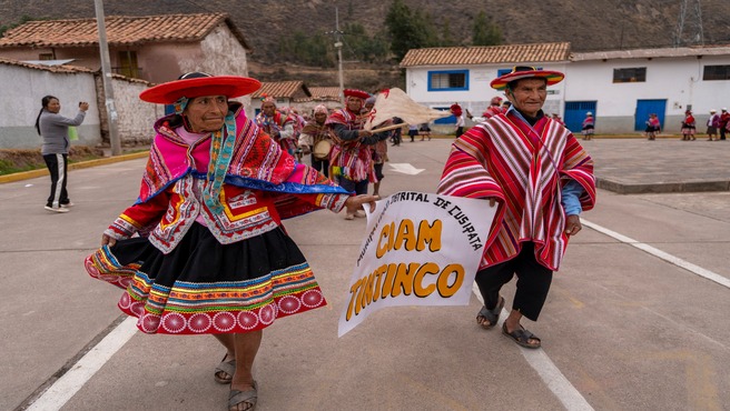 Primer encuentro de saberes productivos ancestrales en Cusipata.