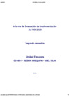 Vista preliminar de documento Informe de Evaluación de Implementación del POI 2020 - Segundo semestre