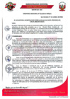 Vista preliminar de documento ORDENANZA MUNICIPAL QUE REGULA DE MANERA TEMPORAL LA TRANSITABILIDAD DE VEHICULOS MOTORIZADOS, ESTACIONAMIENTO Y ESTABLECE TASA POR ESTACIONAMIENTO