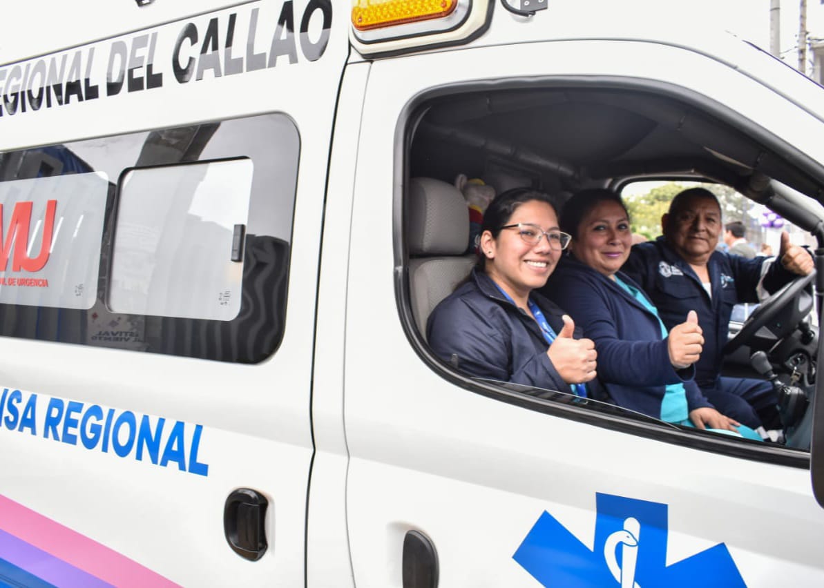 Puesta en marcha de ambulancia