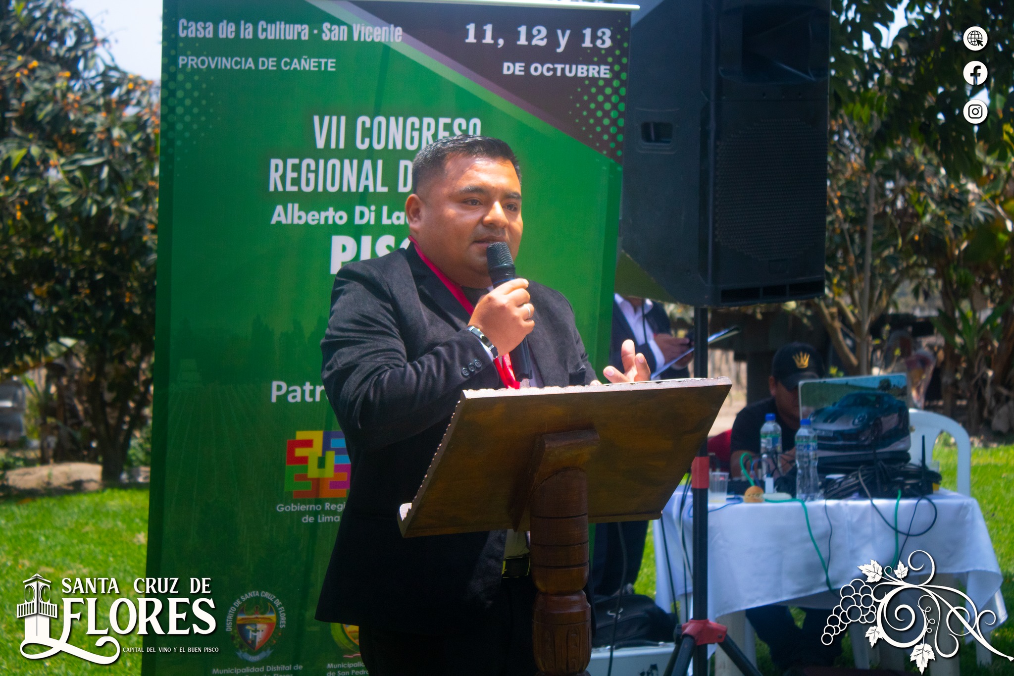 Santa Cruz de Flores presente en el VII Congreso Regional del Pisco "Alberto di Laura Viccina"