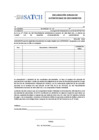Vista preliminar de documento Formulario de Declaración Jurada de Documentos 