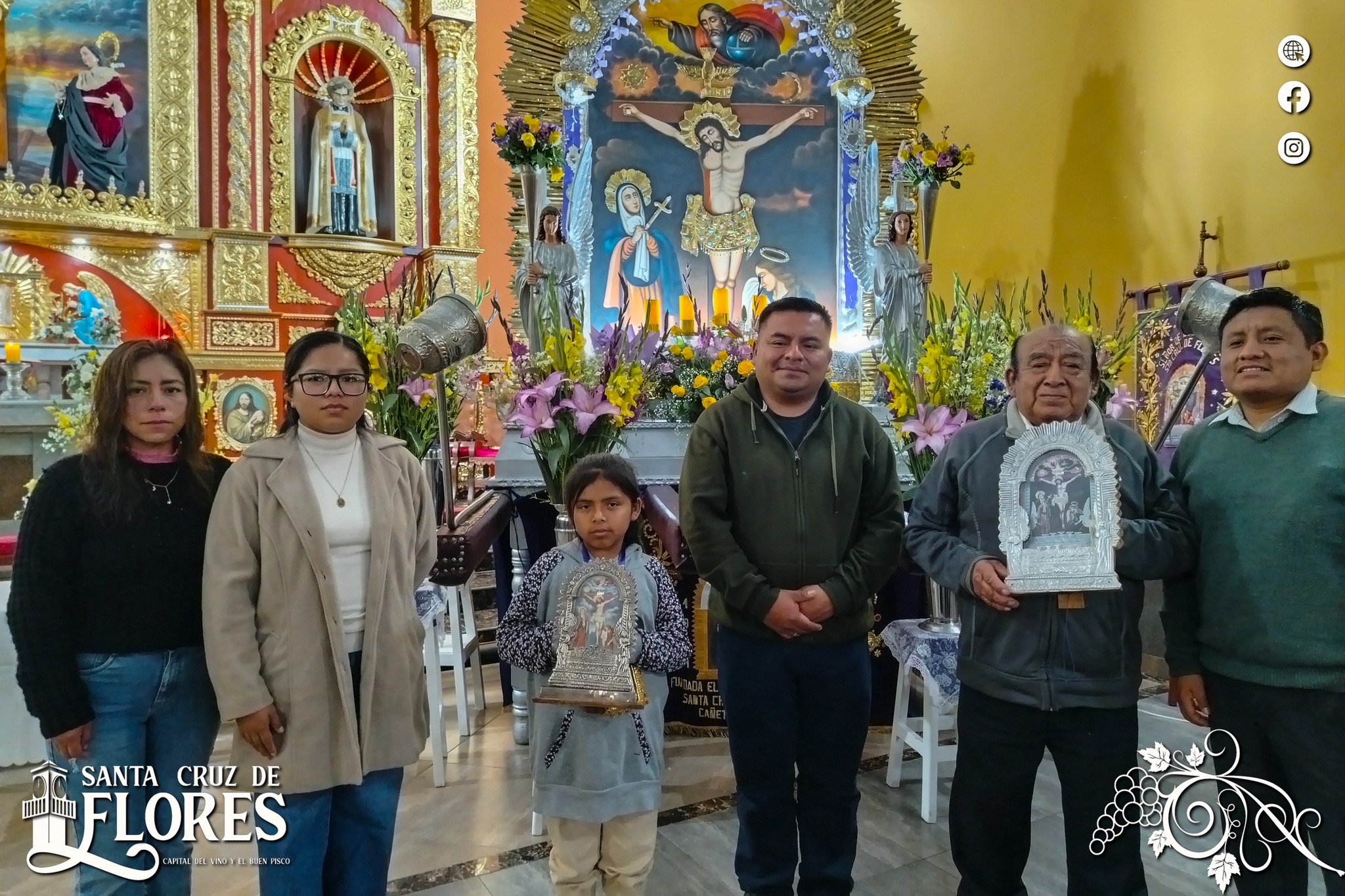 Inician las Novenas en Honor al Señor de los Milagros en Santa Cruz de Flores