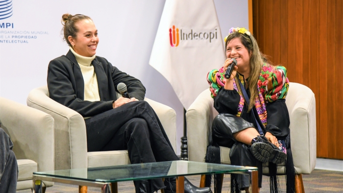 Indecopi promueve la inclusión con participación de destacada diseñadora con síndrome de Down en foro de propiedad intelectual