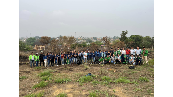 Gran Cruzada Verde por el Dรญa del รrbol en el jardรญn botรกnico "Los Colibrรญes" y arboreto "Las Colinas", Lomas de San Pedro.