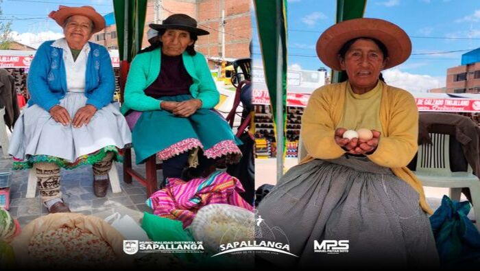 La Municipalidad Distrital de Sapallanga se hizo presente en la feria de la gratitud "CANITAS QUE EMPRENDE"