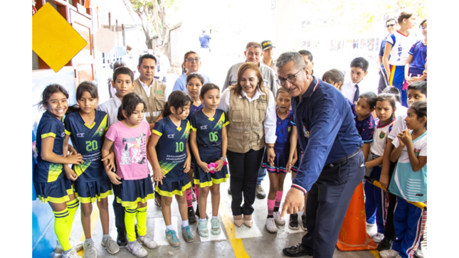 MPSM inaugura Parque Temático en la I.E Túpac Amaru.
