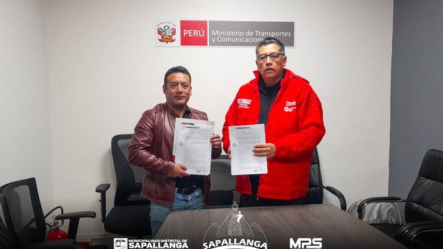 Firma de Convenio PROVIAS (puentes para Sapallanga).