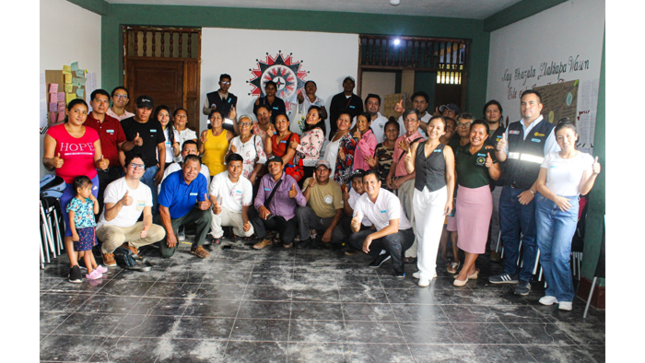 Taller de Socialización de la Formulación del Plan Local de Cambio Climático a los pobladores del distrito de Chazuta.