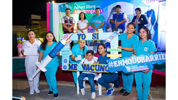 La MPSM participa en el Lanzamiento del "Barrido nacional de Vacunaci贸n contra el Sarampi贸n".
