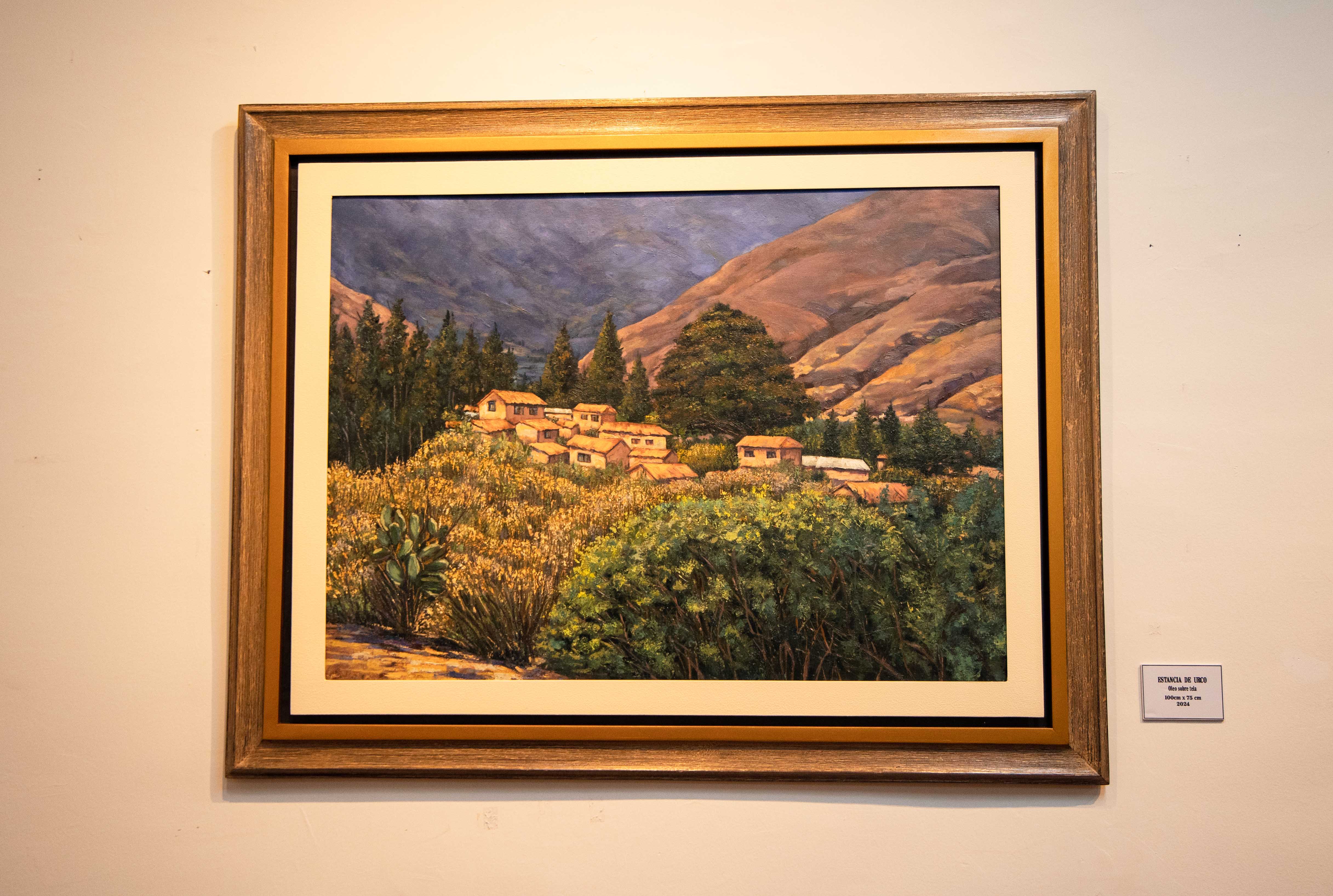 Obra "Chacan" de Edwin Paucar
