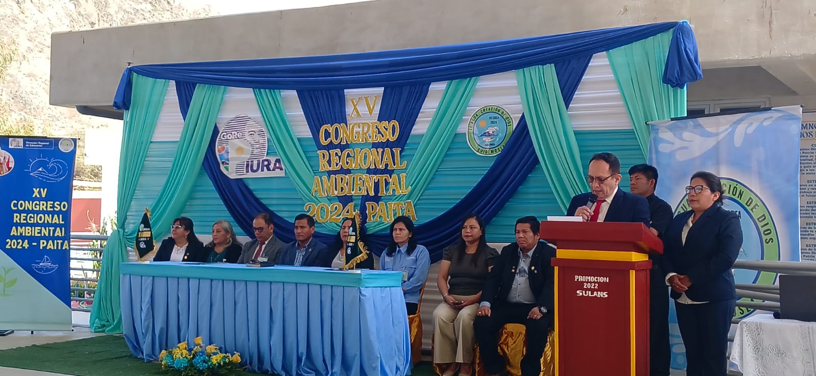 Docentes y alumnos de 12 UGEL disertan y exponen proyectos en XV Congreso Regional de Educación Ambiental en Paita