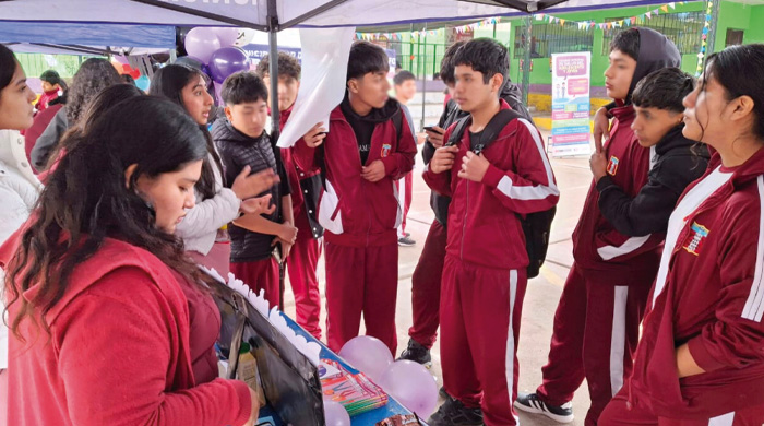 Feria de prevención de embarazo adolescente dio orientación en educación sexual a más de 300 estudiantes en Villa María del Triunfo