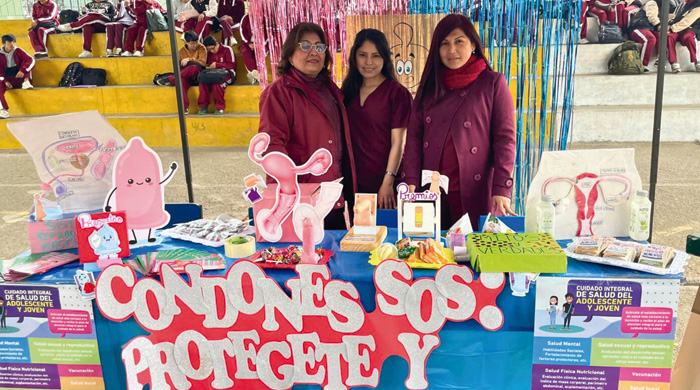 Feria de prevención de embarazo adolescente dio orientación en educación sexual a más de 300 estudiantes en Villa María del Triunfo