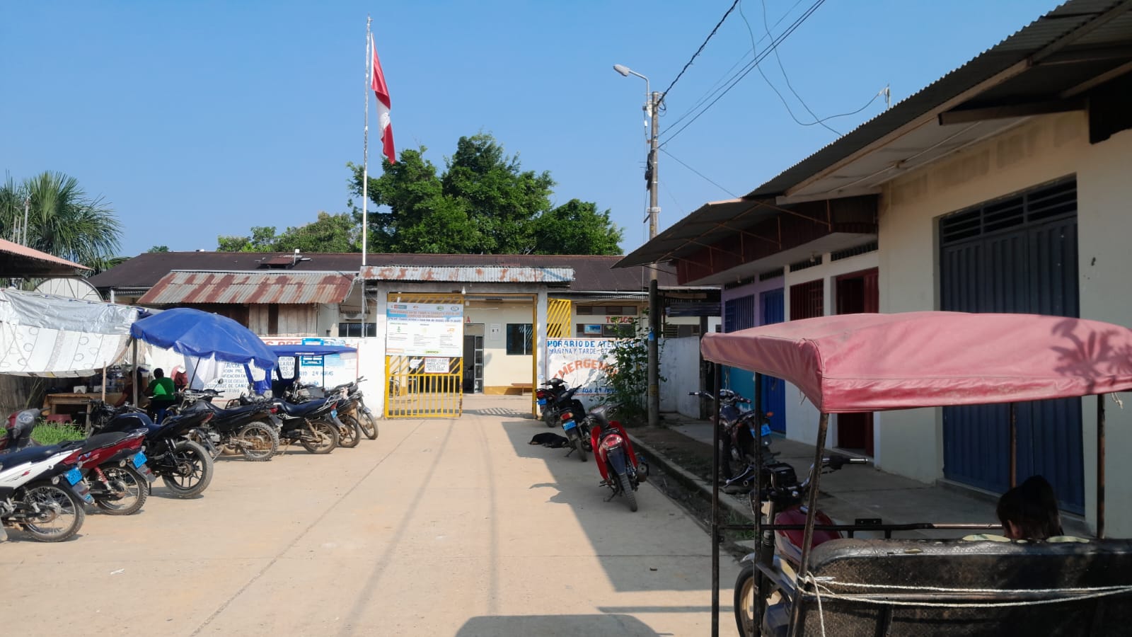Fachada del Centro de Salud San Lorenzo