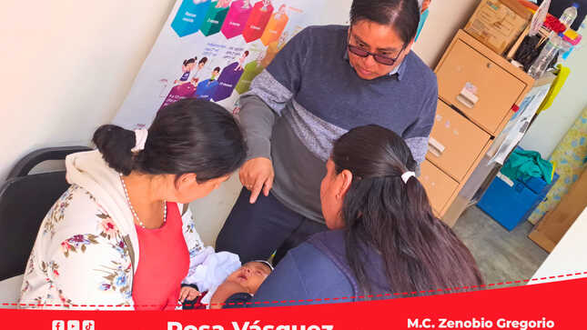 RIS Chilca Mala supervisa atenciones en el puesto de salud de Santa Cruz de Flores