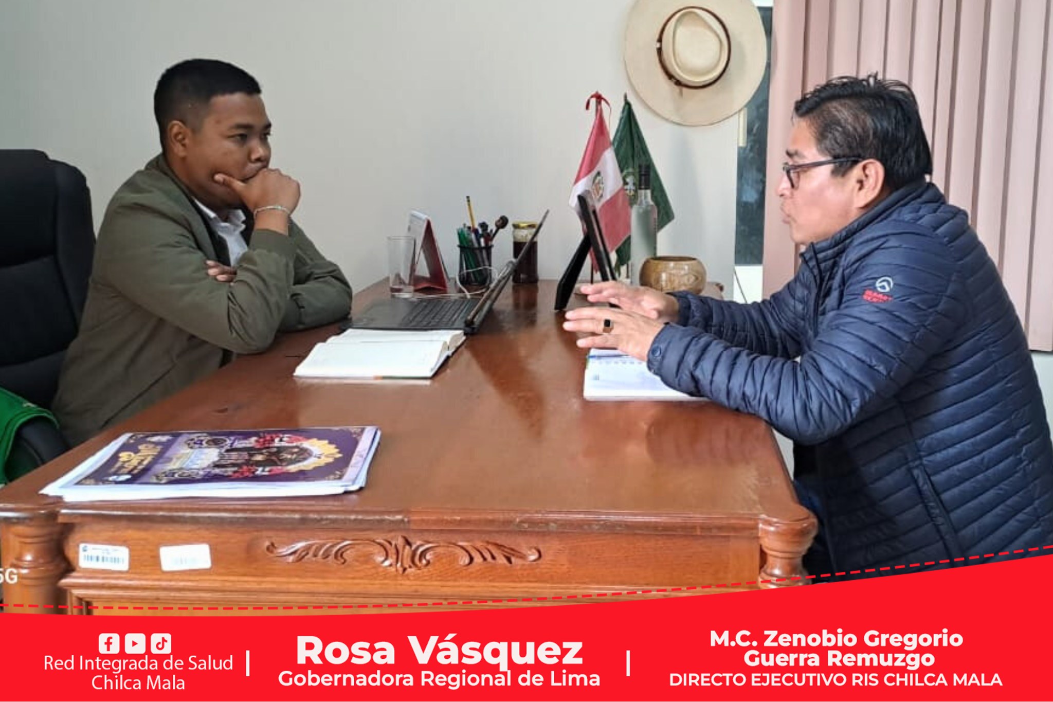 Director de la RIS Chilca Mala se reúne con Alcalde de Mala.