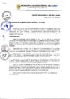 Vista preliminar de documento DECRETO DE ALCALDIA N.° 008-2017-ML