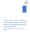 Vista preliminar de documento Lineamiento para el diseño y desarrollo de servicios o plataformas digitales accesibles - Versión PDF