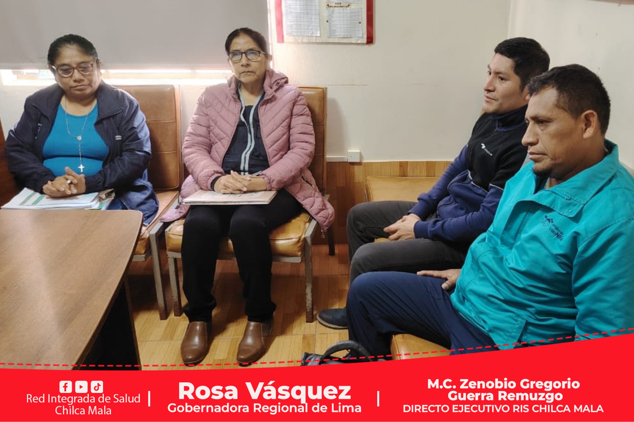 RIS Chilca Mala sostiene reunión de coordinación con la MicroRed Mala