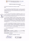 Vista preliminar de documento DECRETO DE ALCALDIA N.° 007-2016-ML
