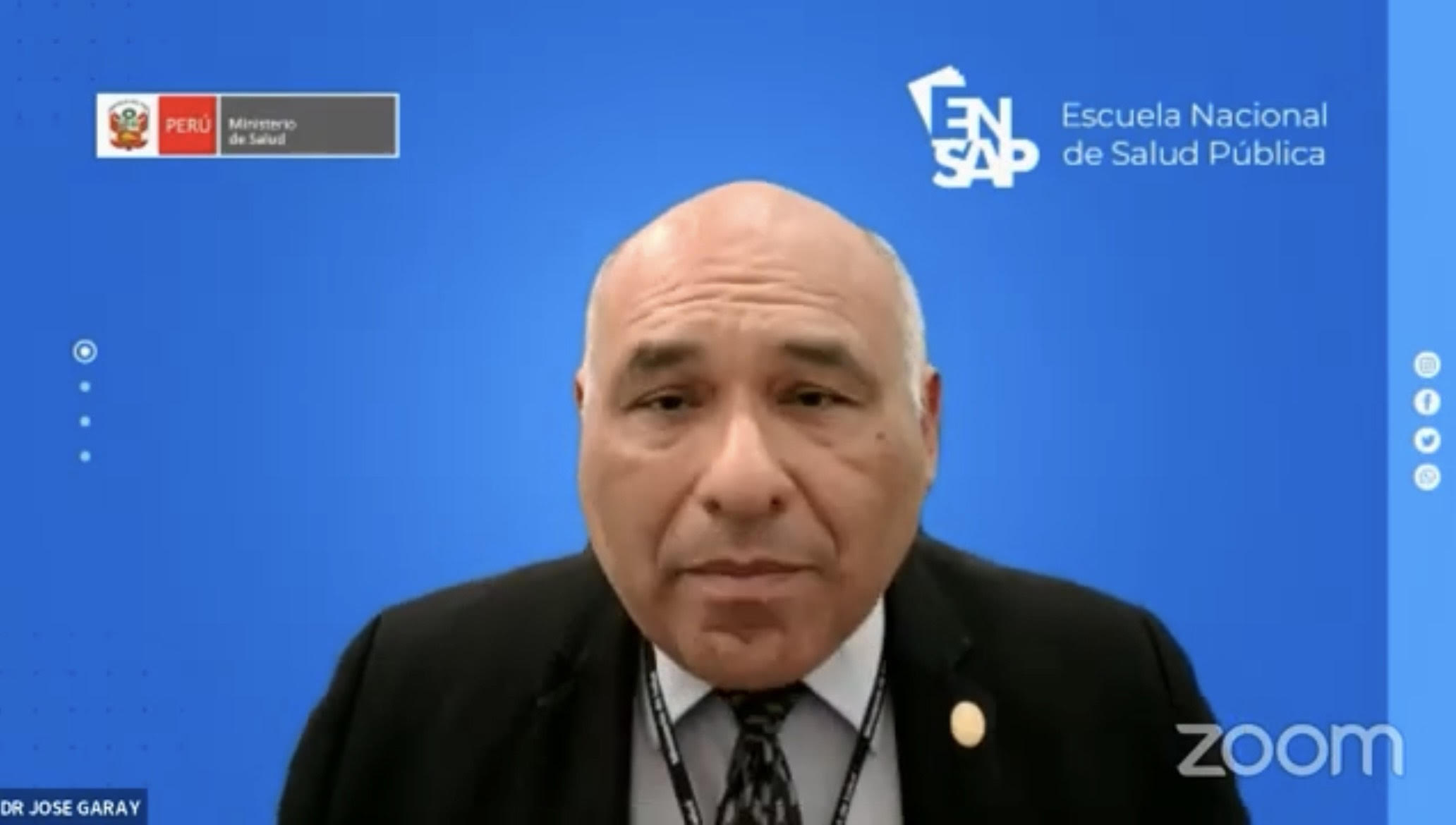 Dr. José Garay Uribe, director general de la ENSAP