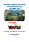 Vista preliminar de documento INFORME DE RENDICION DE CUENTAS DE AUDIENCIA PUBLICA - SETIEMBRE 2024.docx