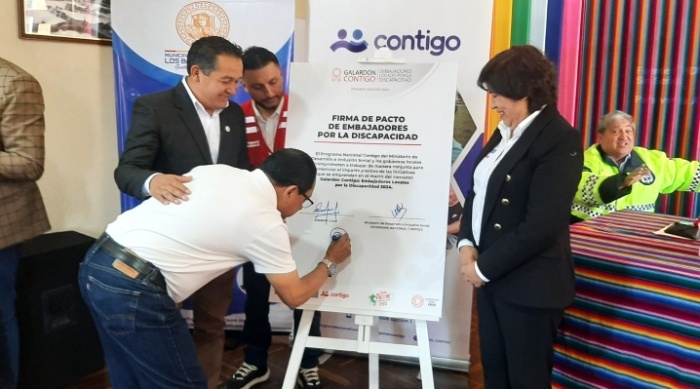 Programa Contigo y GORE Cajamarca se unen para impulsar acciones a favor de personas con discapacidad