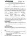 Vista preliminar de documento Acta de adminisión, calificación, evaluación y otorgamiento de la buena pro para la concesión del servicio de alimentos en el comedor de la sede central del SERFOR