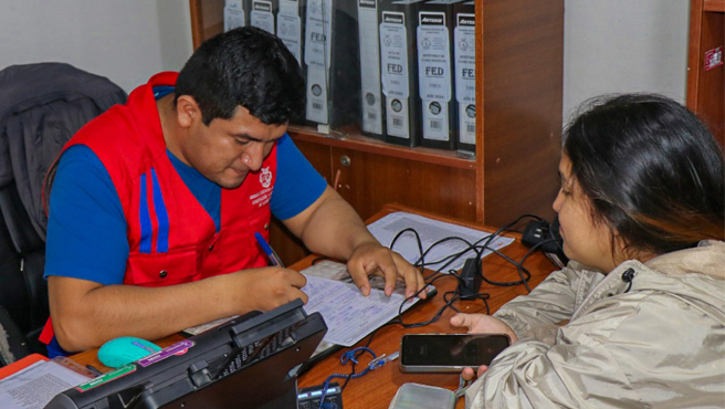 A cargo de equipo Técnico de la Gerencia Ejecutiva de Vivienda, Construcción y Saneamiento.