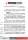 Vista preliminar de documento Resolución de Presidencia 049-2020-IPD/P - Aprobación de Desagregación