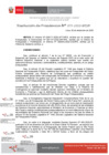 Vista preliminar de documento Resolución de Presidencia 075-2020-IPD/P - Aprobación de desagregación de recursos