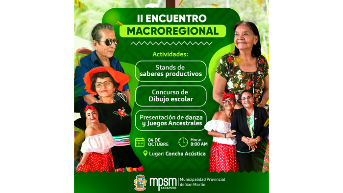 I Encuentro de Saberes Productivos en el distrito de Tarapoto.