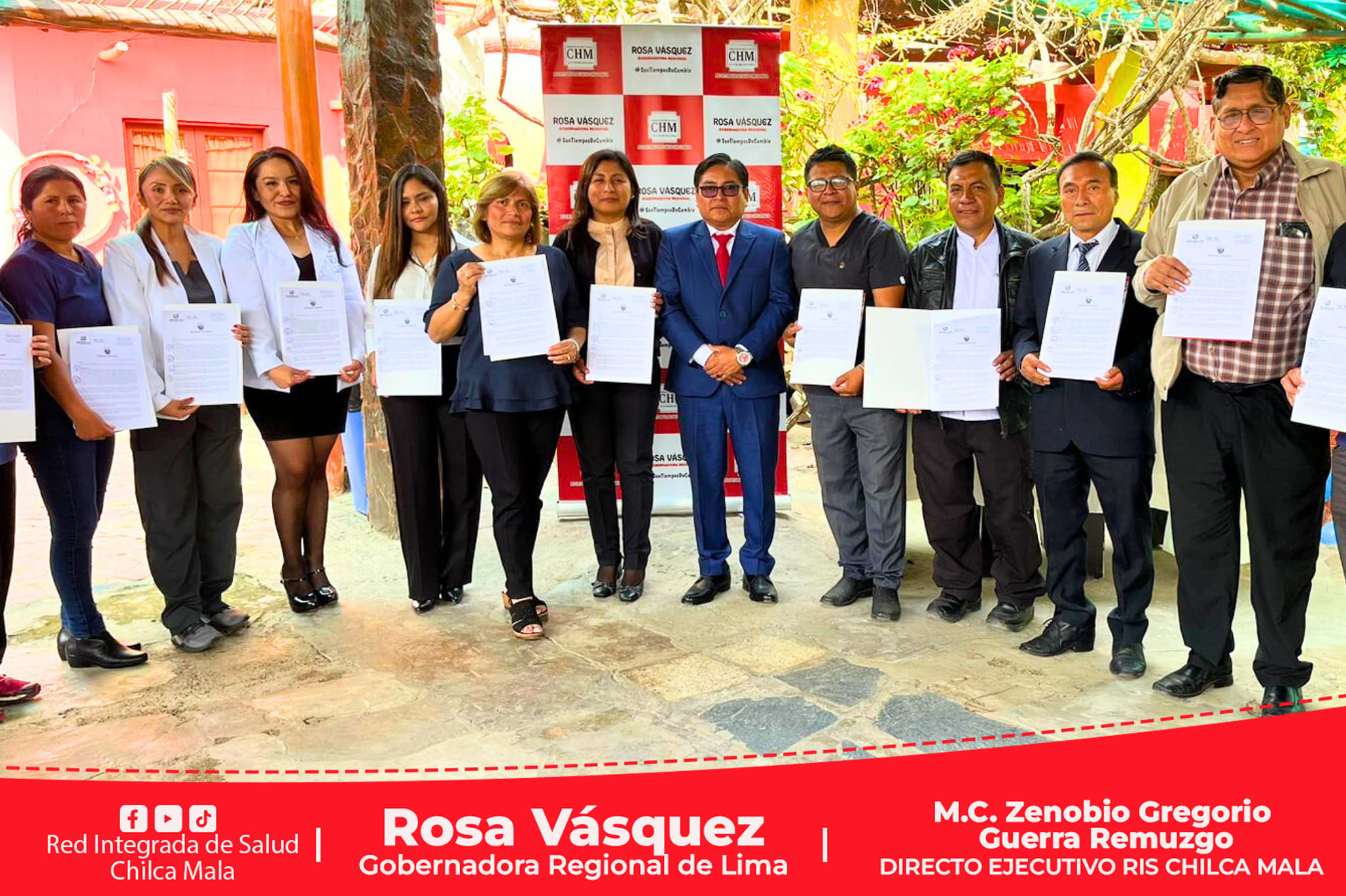 RIS Chilca Mala realiza acto de reconocimiento a los profesionales médicos en su día