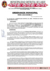 Vista preliminar de documento ORDENANZA MUNICIPAL Nº009 -2024-CM-MDL-C