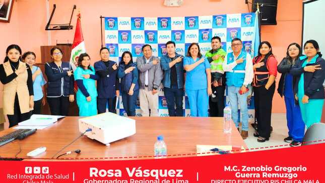 RIS Chilca Mala y La Municipalidad Distrital de Asia articulan acciones en el marco del Barrido Regional de vacunación contra el sarampión