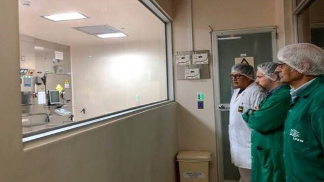 En la Planta de Producción de Radioisótopos