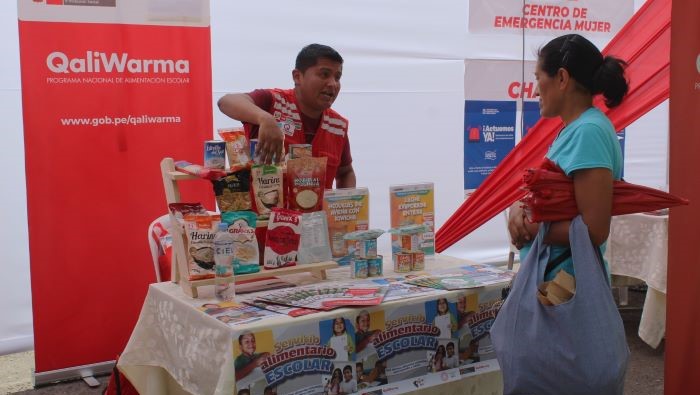 Feria informativa en Chen Chen contó con la participación de Qali Warma