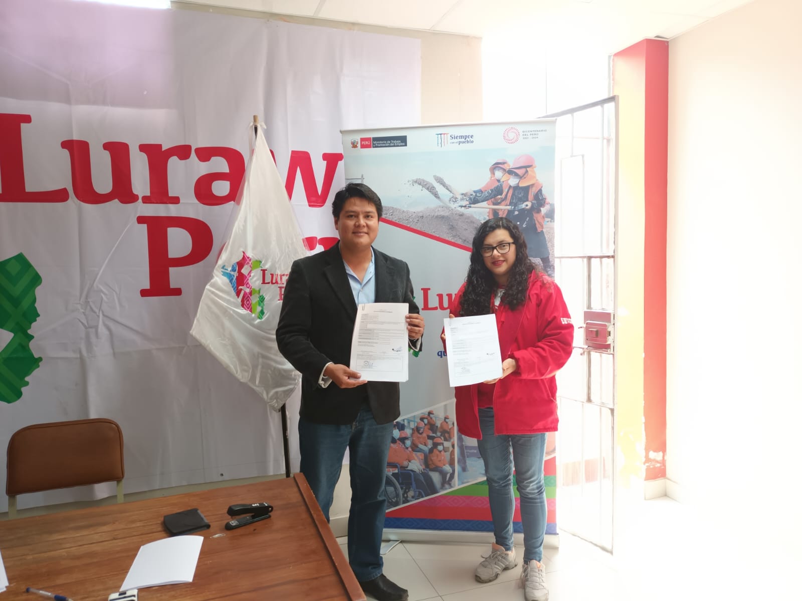 La Asunción ejecutará dos proyectos con Lurawi Perú, generando empleos temporales en Catillambi y Rinconada.