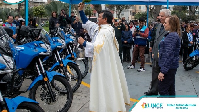 30 nuevas motocicletas para la seguridad de Lince