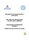 Vista preliminar de documento Reglamento de Organización y Funciones HVLH