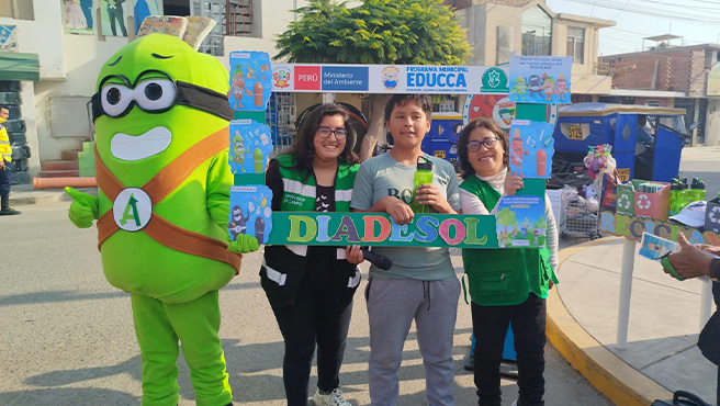 Municipalidad realiza actividades por el “Día de los desechos sólidos”.