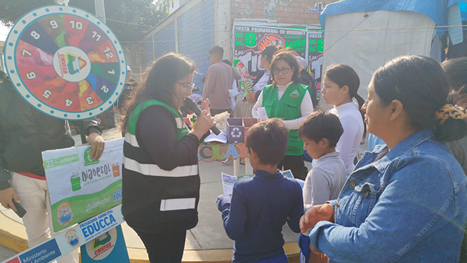 Municipalidad realiza actividades por el “Día de los desechos sólidos”.