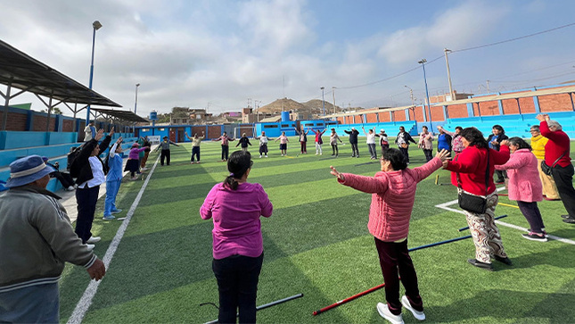 CIAM promueve vida saludable a los adultos mayores de Huarmey. 