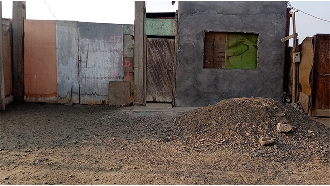 Municipalidad continua la fiscalización de construcciones ilegales en Huarmey.